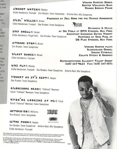 Winard Harper : Be Yourself (CD, Album)