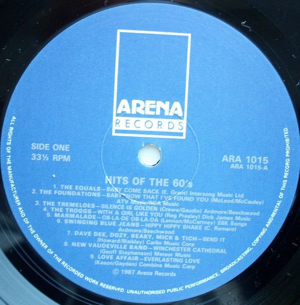 Various : Smash Hits Of The 60's (LP, Comp)