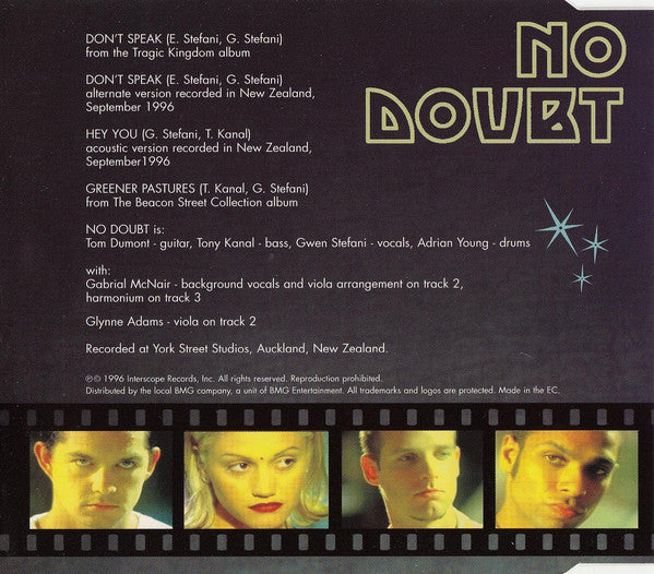 No Doubt : Don't Speak (CD, Maxi)