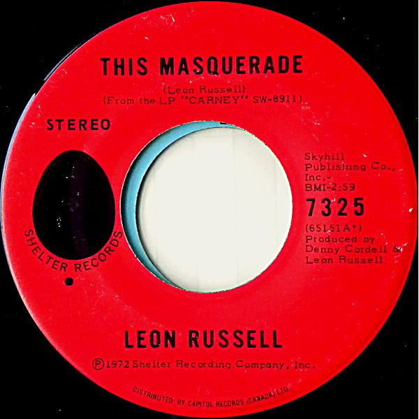 Leon Russell : Tight Rope  (7", Single)