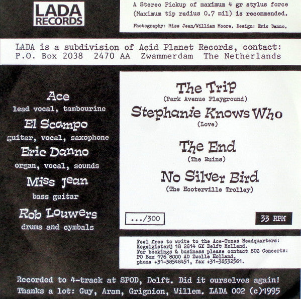 The Ace-Tones : The Trip (7", EP, Mono, Pin)