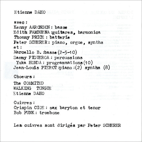 Etienne Daho : Paris Ailleurs (CD, Album)