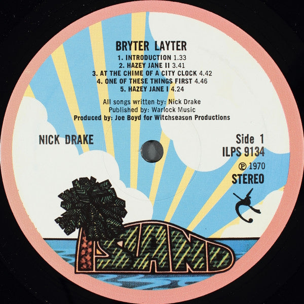 Nick Drake : Bryter Layter (LP, Album, RE)