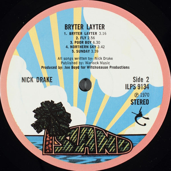 Nick Drake : Bryter Layter (LP, Album, RE)