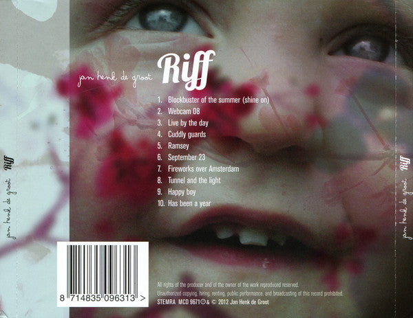 Jan Henk de Groot : Riff (CD, Album)