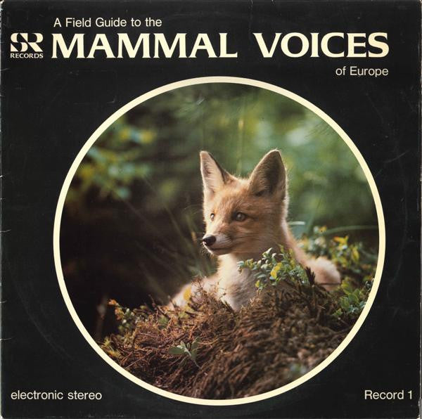 Sture Palmér & Jeffery Boswall : A Field Guide To The Mammal Voices Of Europe (Record 1) (LP)