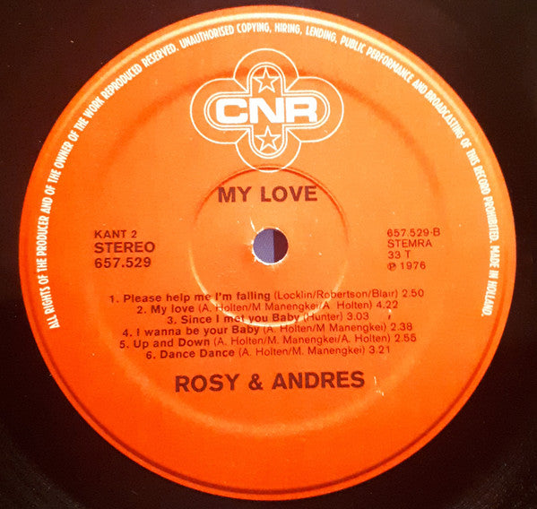 Rosy & Andres : My Love (LP, Album)