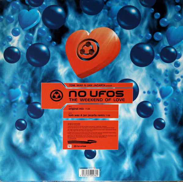 Tom Wax & Jan Jacarta Present No Ufos : The Weekend Of Love (12")