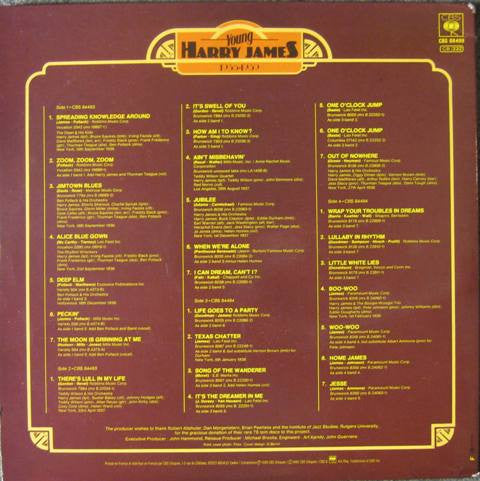 Harry James (2) : Young Harry James 1936-1939 (2xLP, Comp, Gat)