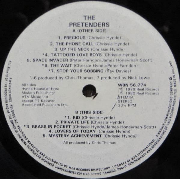 The Pretenders : Pretenders (LP, Album)