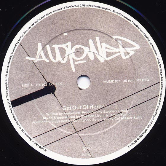 Audioweb : Get Out Of Here EP (2x7", EP, Single)
