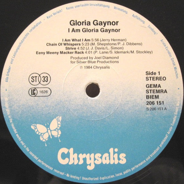 Gloria Gaynor : I Am Gloria Gaynor (LP, Album)