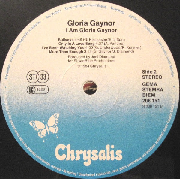 Gloria Gaynor : I Am Gloria Gaynor (LP, Album)