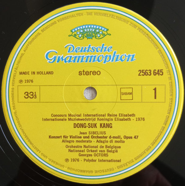 Various : Concours Musical International Reine Elisabeth Violon 1976 / Internationale Muziekwedstrijd Koningin Elisabeth (3xLP + Box, Num)