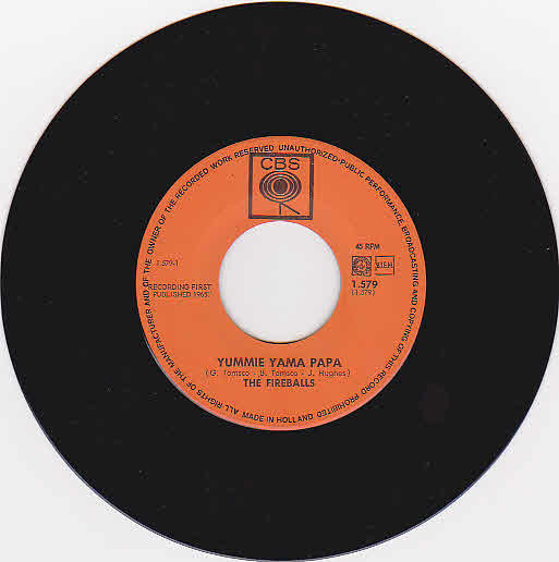 The Fireballs : Yummie Yama Papa (7")