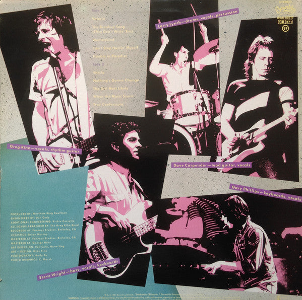 Greg Kihn Band : Rockihnroll (LP, Album)