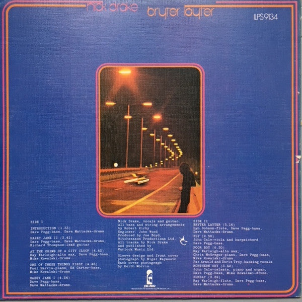 Nick Drake : Bryter Layter (LP, Album, RE)