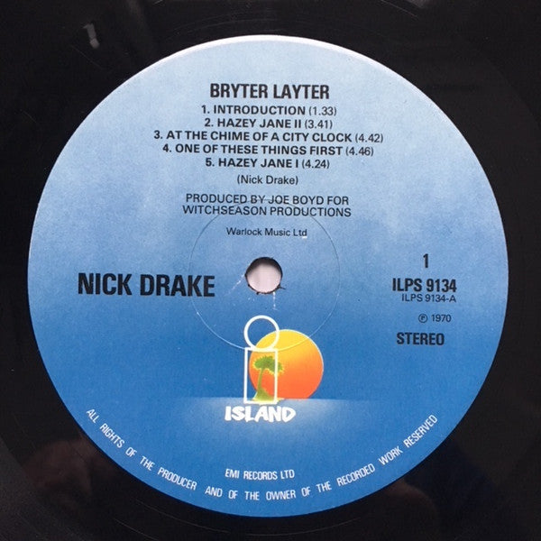 Nick Drake : Bryter Layter (LP, Album, RE)