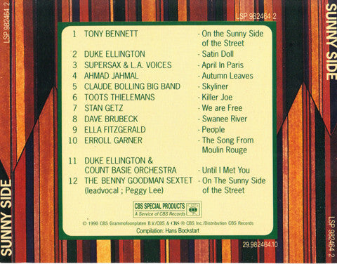 Various : Sunny Side Avec Les Plus Grands Du Jazz (CD, Comp)