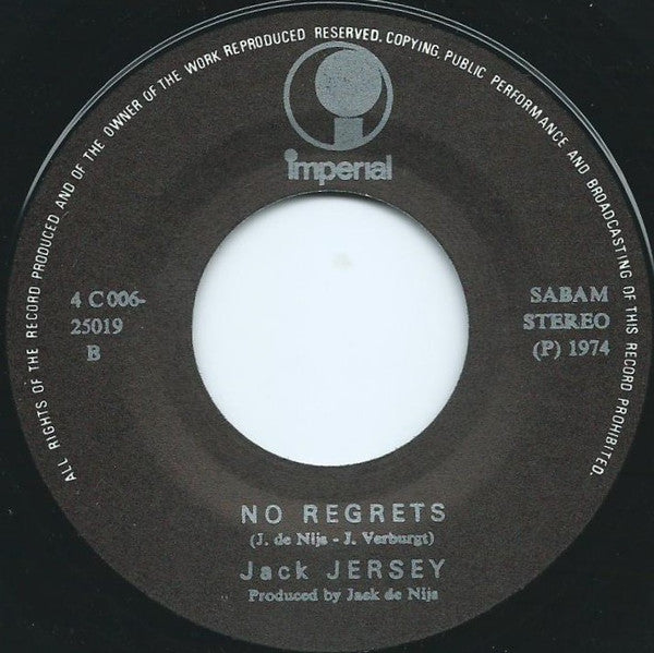 Jack Jersey : Pappa Was A Poor Man (7", Single)