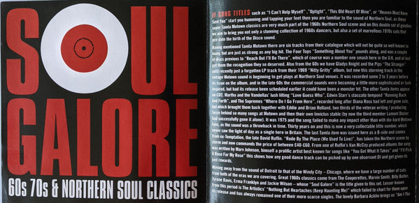Various : Soul Galore: 60s, 70s & Northern Soul Classics (2xCD, Comp)