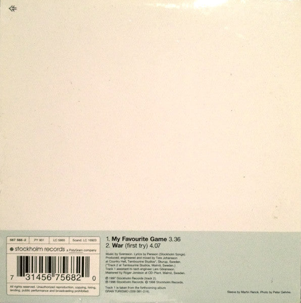 The Cardigans : My Favourite Game (Minimax, Single)