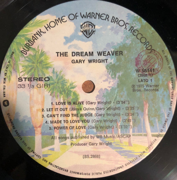 Gary Wright : The Dream Weaver (LP, Album)