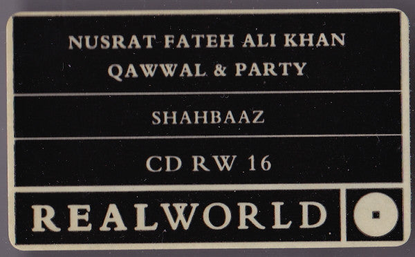Nusrat Fateh Ali Khan & Party : Shahbaaz (CD, Album)