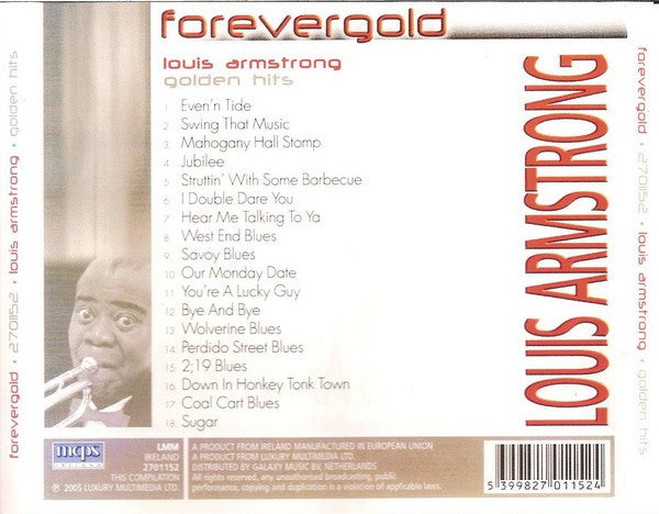 Louis Armstrong : Golden Hits (CD, Comp)