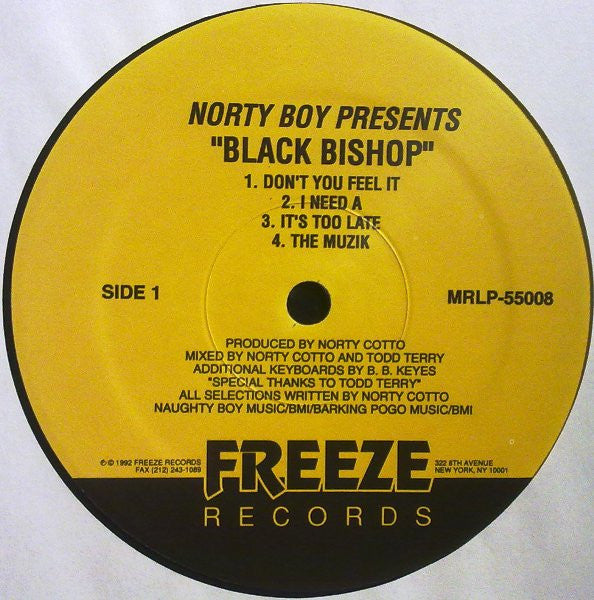 Norty Boy : Norty Boy Presents Black Bishop (LP)