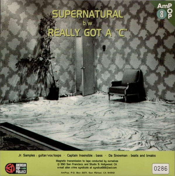 Alien Crime Syndicate : Supernatural (7", Ltd, Num)