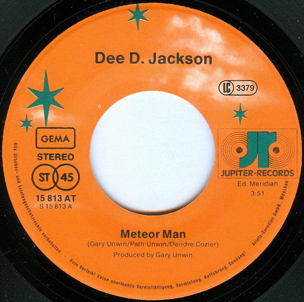 Dee D. Jackson : Meteor Man (7", Single)