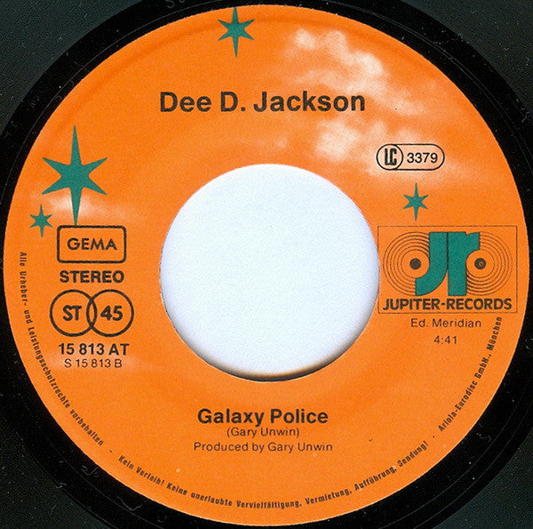 Dee D. Jackson : Meteor Man (7", Single)