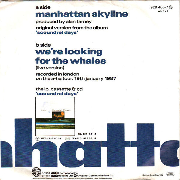 a-ha : Manhattan Skyline (7", Single)