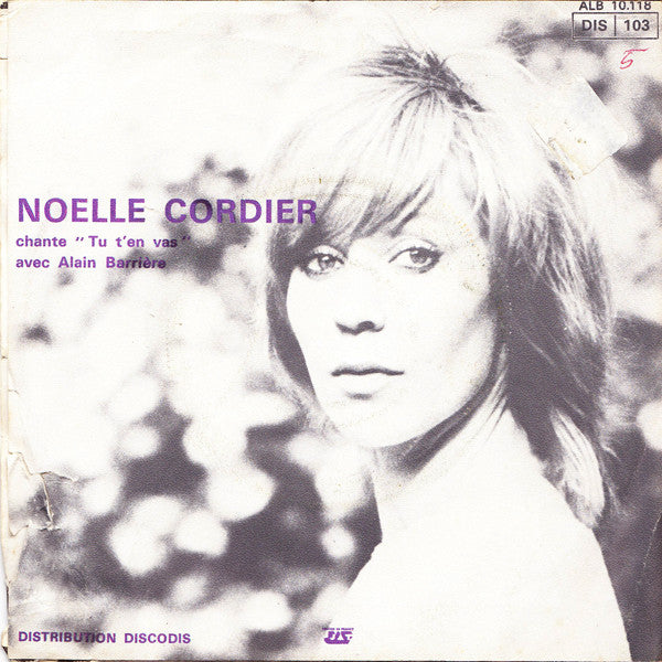 Alain Barrière : Tu T'en Vas / Un Poete (7", RE)