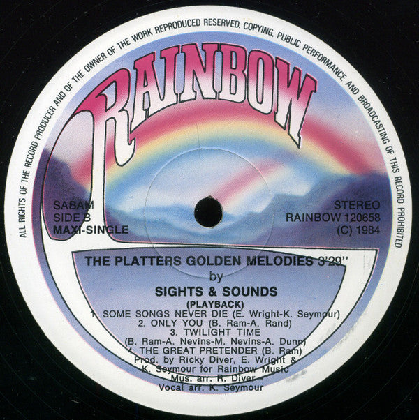 Sights & Sounds (2) : The Platters Golden Melodies (12", Maxi)