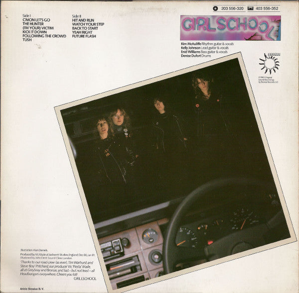 Girlschool : Hit And Run (LP, Album)