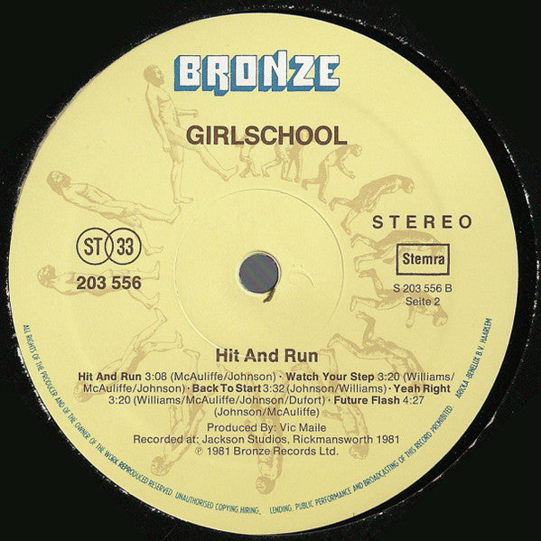 Girlschool : Hit And Run (LP, Album)