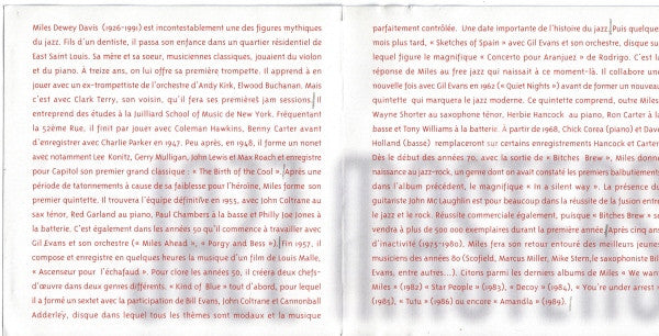 Miles Davis : Jazz Masters (100 Ans De Jazz) (CD, Comp)