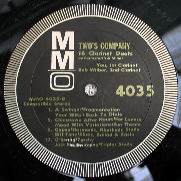 Bob Wilber : Two's Company - Volume 2 (LP)