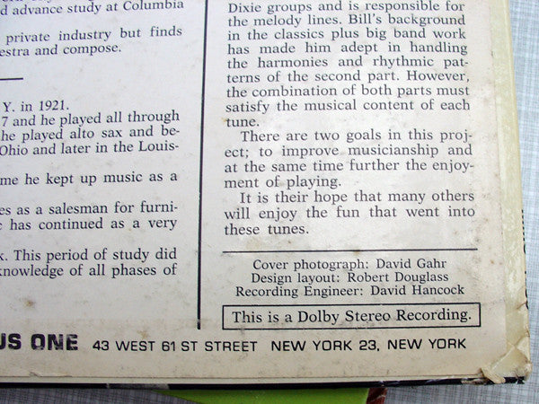 Bob Wilber : Two's Company - Volume 2 (LP)