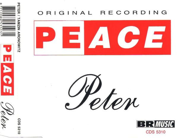 Peter Hallett / Tamzin Aronowitz : Peace / In My Dreams (CD, Maxi)