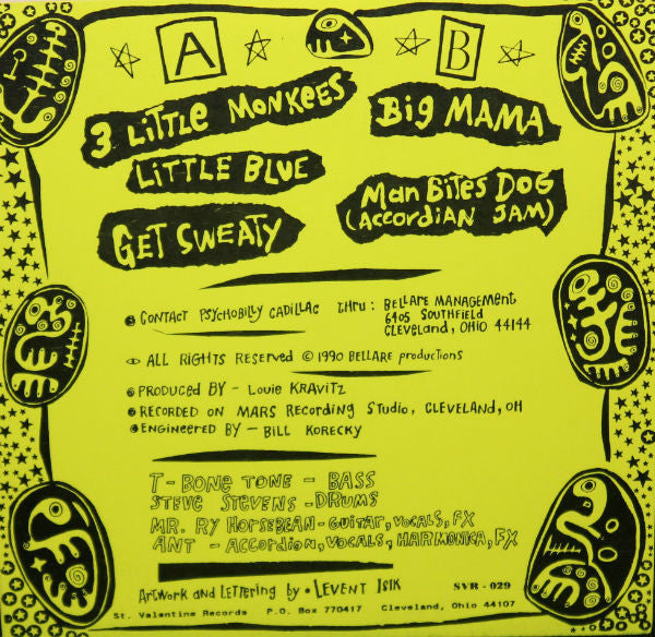 Psychobilly Cadillac : Psychobilly Cadillac (7", EP)