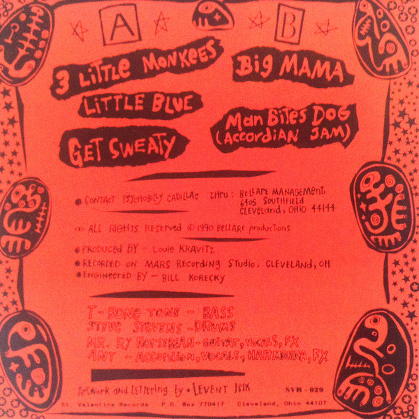 Psychobilly Cadillac : Psychobilly Cadillac (7", EP)