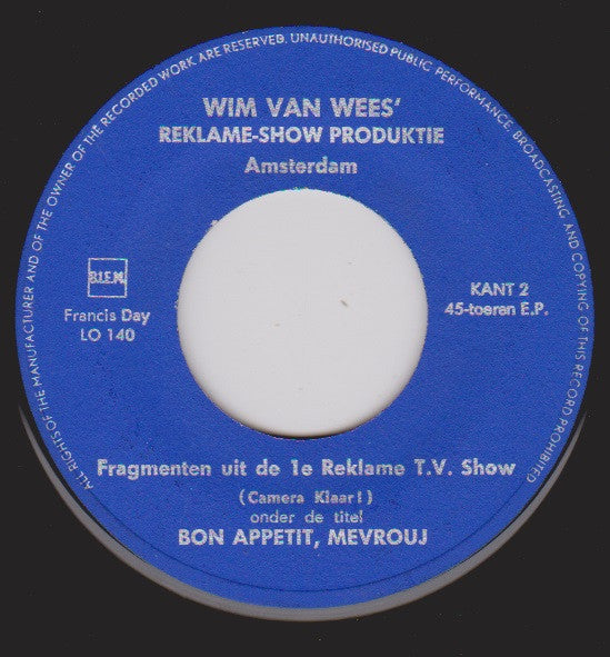 Various : Bon Appétit, Mevrouj (7", EP)