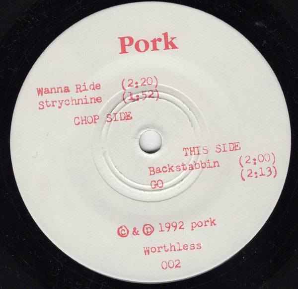 Pork : Wanna Ride (7")