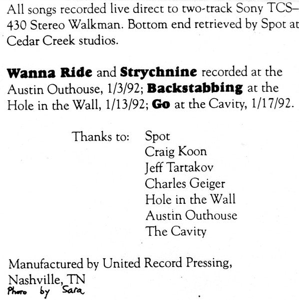 Pork : Wanna Ride (7")