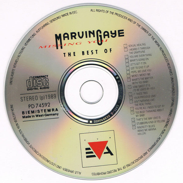 Marvin Gaye : Missing You - The Best Of (CD, Comp)