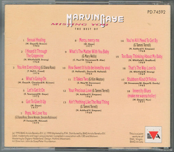 Marvin Gaye : Missing You - The Best Of (CD, Comp)