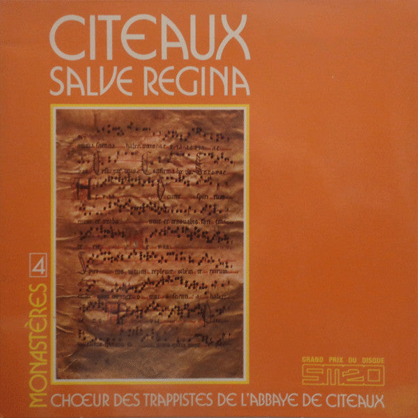 Chœur Des Moines De L'Abbaye De Citeaux : Citeaux Salve Regina (LP, Gat)
